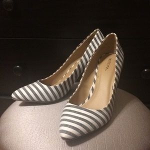 Merona Striped Heels